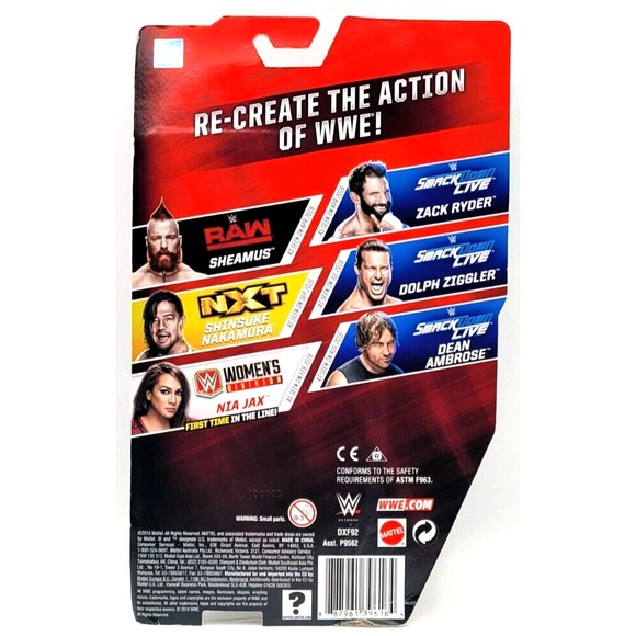 SHINSUKE NAKAMURA WWE SERIES #72 SEALED ACTION FIGURE NXT - Picture 2 of 2